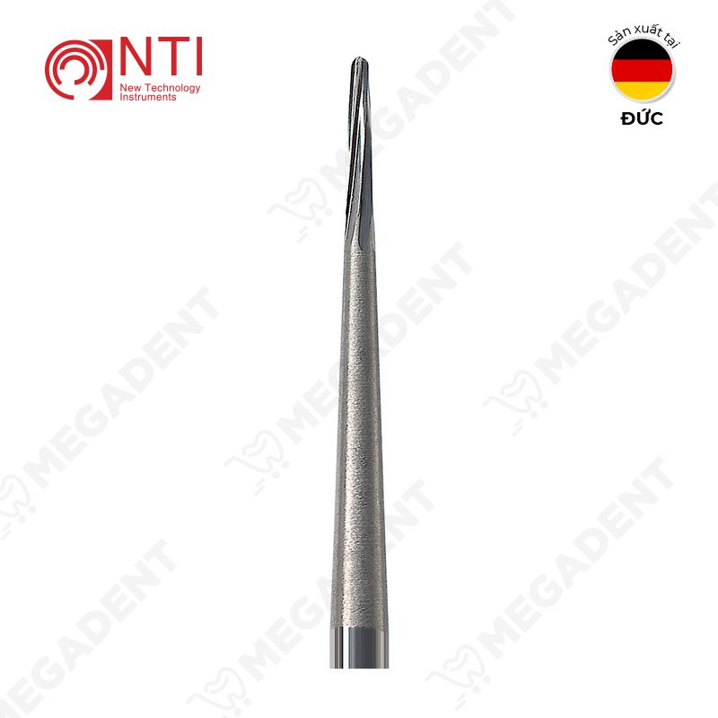  FGXXL, Tc. Endodontics, Surgical Bur - Mũi khoan thép cắt chóp răng dài 30 mm - Vỉ 3 mũi 
