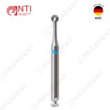  RA, Tc. Round, Cross Cut, Slender Neck Bur - Mũi khoan thép nạo ngà đầu tròn cổ mảnh - Vỉ 5 mũi 