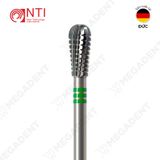  HP, Tungsten Carbide Coarse Plain Cut - Mũi khoan thép mài nhựa trơn cắt thô, xanh lá - Hộp 1 mũi 