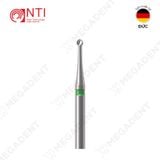  Tc. Round Bur - Mũi khoan thép nạo ngà đầu tròn - Vỉ 5 mũi 