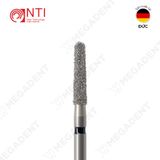  FG, Dia. Round End Taper Bur - Mũi khoan kim cương trụ thuôn đầu tròn dài 8 mm - Vỉ 5 mũi 