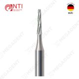  Tc. Tapered Fissure Bur - Mũi khoan thép cắt xương #701, #702, #703 - Vỉ 5 mũi 