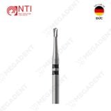  FG, Tungsten caribide Crown Cutter Bur - Mũi khoan thép cắt mão kim loại, 2 vạch đen - Vỉ 5 mũi 