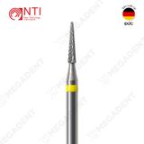  HP, Tungsten Carbide Super Fine Cross Cut - Mũi khoan thép mài labo siêu mịn, màu vàng - Hộp 1 mũi 