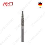  FG, Dia. Flat End Taper Bur - Mũi khoan kim cương hình trụ thuôn đầu bằng ngắn - Vỉ 5 mũi 