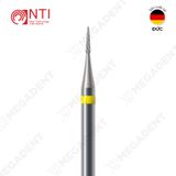  HP, Tungsten Carbide Super Fine Cross Cut - Mũi khoan thép mài labo siêu mịn, màu vàng - Hộp 1 mũi 