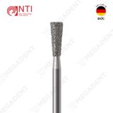  FG, Dia. Long Inverted Cone Bur - Mũi khoan kim cương hình nón ngược dài - Vỉ 5 mũi 