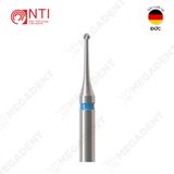  RA, Tc. Round, Cross Cut, Slender Neck Bur - Mũi khoan thép nạo ngà đầu tròn cổ mảnh - Vỉ 5 mũi 