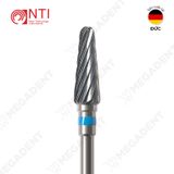  HP, Tungsten Carbide Standard Plain Cut - Mũi khoan thép mài labo trơn chuẩn, xanh dương - Hộp 1 mũi 