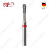  HP, Tungsten Carbide Fine Cross Cut - Mũi khoan thép mài labo mịn, màu đỏ - Hộp 1 mũi 