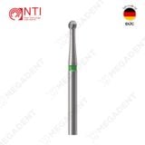  Tc. Round Bur - Mũi khoan thép nạo ngà đầu tròn - Vỉ 5 mũi 