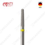  FG, Dia. Round End Taper Bur - Mũi khoan kim cương trụ thuôn đầu tròn dài 8 mm - Vỉ 5 mũi 