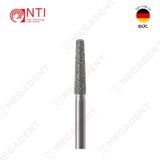  FG, Dia. Flat End Taper Bur - Mũi khoan kim cương hình trụ thuôn đầu bằng ngắn - Vỉ 5 mũi 