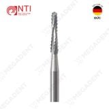  Tc. Lindemann, Bone Cutter Bur - Mũi khoan thép cắt xương hình xương cá - Vỉ 5 mũi 