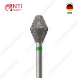  FG, Dia. Barrel Bur - Mũi khoan kim cương dạng thùng - Vỉ 5 mũi 