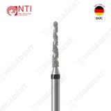  FG, Dia. Round End Taper Bur - Mũi khoan kim cương trụ thuôn đầu tròn dài 8 mm - Vỉ 5 mũi 