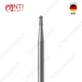  FG, Dia. Round With Collar Bur - Mũi khoan kim cương đầu tròn có cổ - Vỉ 5 mũi 