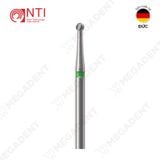  Tc. Round Bur - Mũi khoan thép nạo ngà đầu tròn - Vỉ 5 mũi 