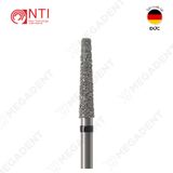  FG, Dia. Flat End Taper Bur - Mũi khoan kim cương hình trụ thuôn đầu bằng dài - Vỉ 5 mũi 