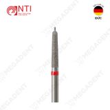  FG, Dia. Round End Taper With Guide Pin Bur - Mũi khoan kim cương hình trụ thuôn đầu pin - Vỉ 5 mũi 