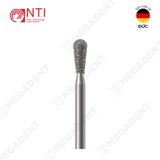  FG, Dia. Pear Bur - Mũi khoan kim cương hình quả lê - Vỉ 5 mũi 