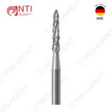  Tc. Lindemann, Bone Cutter Bur - Mũi khoan thép cắt xương hình xương cá - Vỉ 5 mũi 