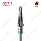  HP, Tungsten Carbide Coarse Plain Cut - Mũi khoan thép mài nhựa trơn cắt thô, xanh lá - Hộp 1 mũi 