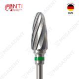  HP, Tungsten Carbide Coarse Plain Cut - Mũi khoan thép mài labo trơn cắt thô, xanh lá - Hộp 1 mũi 