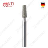  FG, Dia. Turbo Flat End Taper Bur - Mũi khoan kim cương hình nón cụt dài - Vỉ 5 mũi 