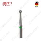 Tc. Round Bur - Mũi khoan thép nạo ngà đầu tròn - Vỉ 5 mũi 