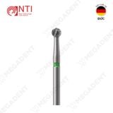  Tc. Round Bur - Mũi khoan thép nạo ngà đầu tròn - Vỉ 5 mũi 