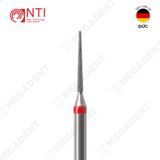  FG, Dia. Round End Taper Bur - Mũi khoan kim cương trụ thuôn đầu tròn dài 8 mm - Vỉ 5 mũi 