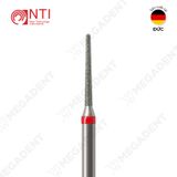 FG, Dia. Round End Taper Bur - Mũi khoan kim cương trụ thuôn đầu tròn dài 8 mm - Vỉ 5 mũi 