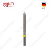  FG, Dia, Beveled Cylinder Bur - Mũi kim cương hình trụ dài đầu vát - Vỉ 5 mũi 