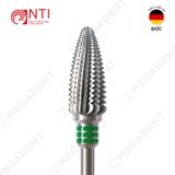  HP, Tungsten Carbide Coarse Plain Cut - Mũi khoan thép mài nhựa trơn cắt thô, xanh lá - Hộp 1 mũi 