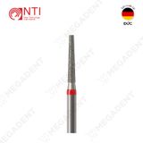  FG, Dia. Flat End Taper Bur - Mũi khoan kim cương hình trụ thuôn đầu bằng ngắn - Vỉ 5 mũi 