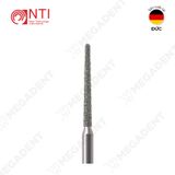  FG, Dia. Round End Taper Bur - Mũi khoan kim cương trụ thuôn đầu tròn dài - Vỉ 5 mũi 