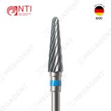  HP, Tungsten Carbide Standard Plain Cut - Mũi khoan thép mài labo trơn chuẩn, xanh dương - Hộp 1 mũi 