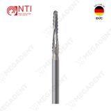  Tc. Lindemann, Bone Cutter Bur - Mũi khoan thép cắt xương hình xương cá - Vỉ 5 mũi 