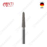  FG, Dia. Beveled Cylinder Bur - Mũi khoan kim cương hình trụ đầu vát - Vỉ 5 mũi 