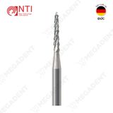  Tc. Lindemann, Bone Cutter Bur - Mũi khoan thép cắt xương hình xương cá - Vỉ 5 mũi 