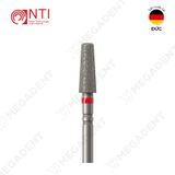  FG, Dia. Inprep, KR taper Bur - Mũi khoan kim cương nón cụt đầu bờ vai, thô xanh lá - Vỉ 5 mũi 