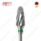  HP, Tungsten Carbide Special Acrylic Coarse Cross Cut - Mũi khoan mài nhựa thô,xanh lá - Hộp 1 mũi 