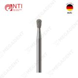  FG, Dia. Pear Bur - Mũi khoan kim cương hình quả lê - Vỉ 5 mũi 