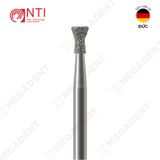  FG, Dia. Inverted Cone With Collar Bur - Mũi khoan kim cương hình nón ngược có cổ - Vỉ 5 mũi 