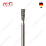  FG, Dia. Long Inverted Cone Bur - Mũi khoan kim cương hình nón ngược dài - Vỉ 5 mũi 