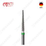  FG, Dia. Flat End Taper Bur - Mũi khoan kim cương hình trụ thuôn đầu bằng dài - Vỉ 5 mũi 