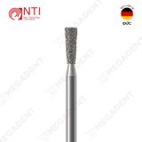  FG, Dia. Long Inverted Cone Bur - Mũi khoan kim cương hình nón ngược dài - Vỉ 5 mũi 