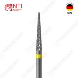  HP, Tungsten Carbide Super Fine Cross Cut - Mũi khoan thép mài labo siêu mịn, màu vàng - Hộp 1 mũi 