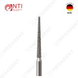  FG, Dia. Flat End Taper Bur - Mũi khoan kim cương hình trụ thuôn đầu bằng dài - Vỉ 5 mũi 